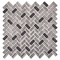 Andova Tiles SAMPLE-Velmo 1 in. x 1.25 in. Glass Mosaic Wall Tile SAM-ANDVEL1016 - alternate 6